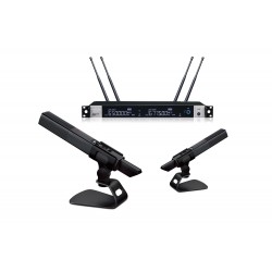 FHB Audio 2CH True Diversity Wireless Microphone System - 2-канальная беспроводная микрофонная система