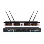 FHB Audio 4 CH UHF Wireless Microphone System