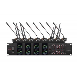 FHB Audio 8 CH UHF Wireless Microphone System W-800A